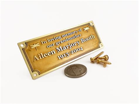 cast brass name plates 99, Buy Direct From The Works and Save